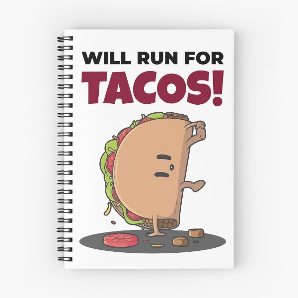 Item preview, Cute Dancing Taco Character - Will Run For Tacos designed and sold by ChaseCoClothing.