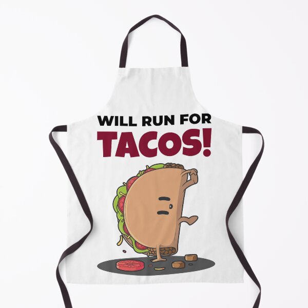Item preview, Cute Dancing Taco Character - Will Run For Tacos designed and sold by ChaseCoClothing.