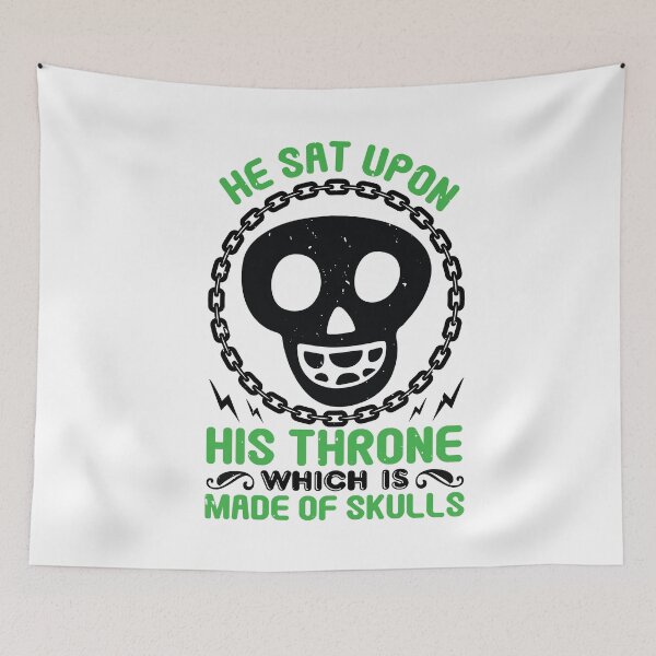 Item preview, Black Skull With Chain designed and sold by teamph.