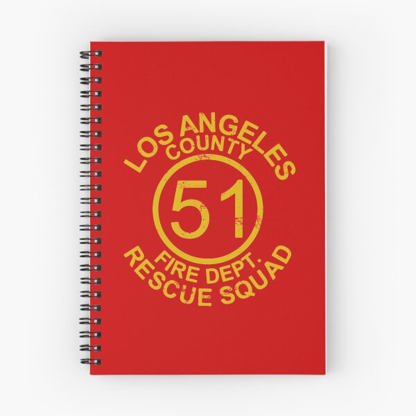 Item preview, Los Angeles Fire Rescue 51 Vintage Look designed and sold by bennyjhonson.