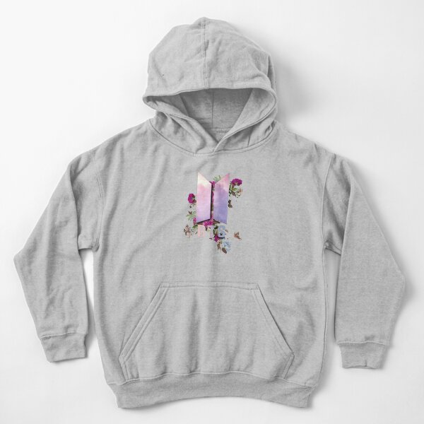 Bts Flower Logo, Bts floral Sudadera con capucha para niños