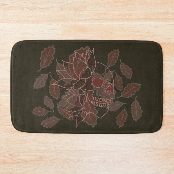 Item preview, Skull chrysanthemums, water lilies and fallen leaves designed and sold by BV-creas.