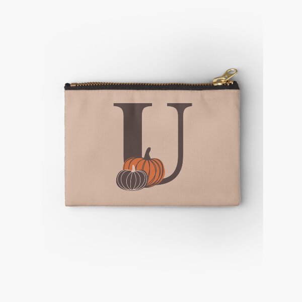 Aperçu de l'œuvre Citrouilles U nom, initiale, monogramme créée et vendue par CocoandDaisy.