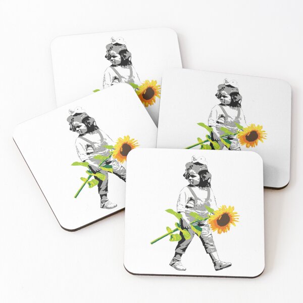 Artikelvorschau, Flower Child – Mädchen mit Sonnenblume entworfen und verkauft von un-artiges.