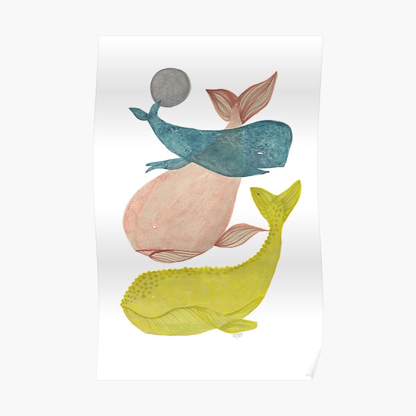 it's raining whales II Poster