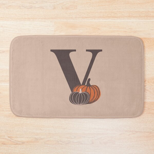 Artikelvorschau, Kürbisse V Name, Initiale, Monogramm entworfen und verkauft von CocoandDaisy.