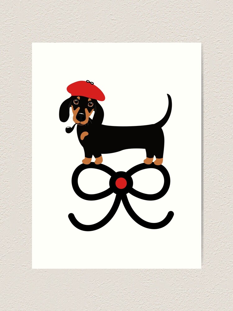 Happy Dachshund Sausage Dogs Pet Mat for Sale by Lulupainting