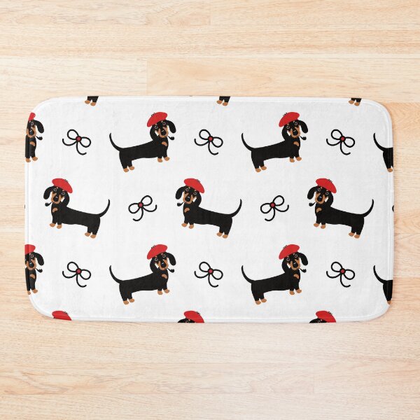 Item preview, Retro style Dachshund Sausage Dog  designed and sold by Lulupainting.