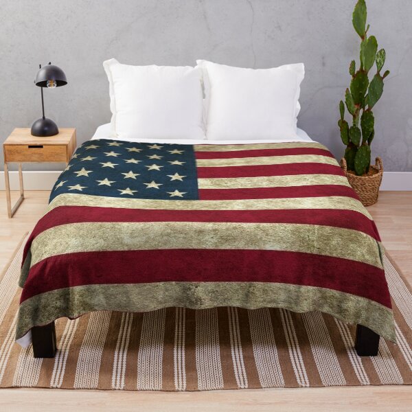 Vista previa del artículo con la obra «Bandera americana, vendimia», diseñado y vendido por Graphic Master.