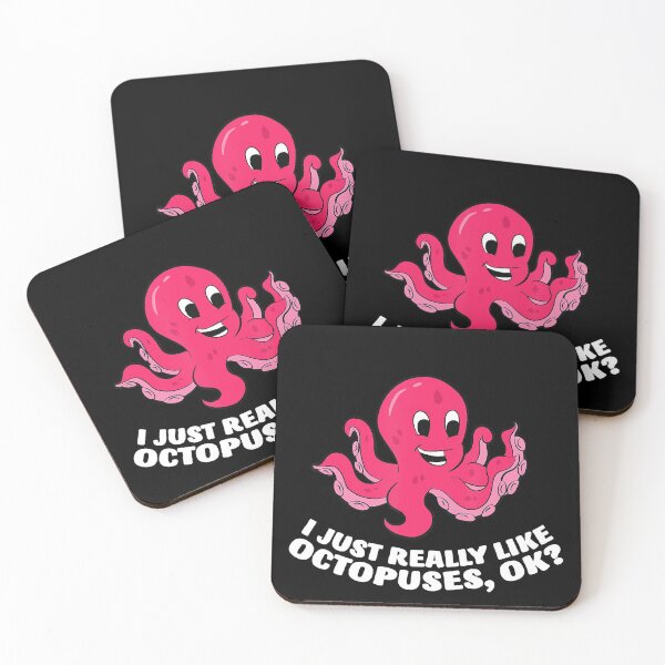 Item preview, I Just Really Like Octopuses Funny Octopus T-Shirt designed and sold by TylerKay.
