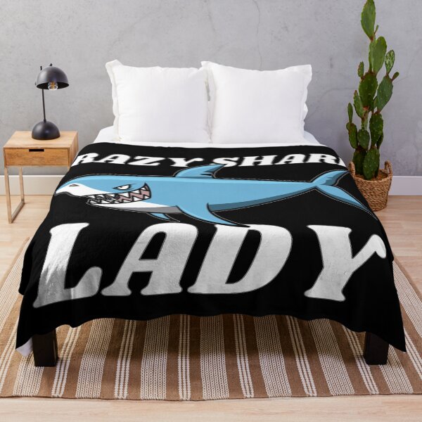 Item preview, CRAZY SHARK LADY designed and sold by Joseph Narob.