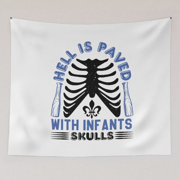 Item preview, Black Skull Skeleton Ribs designed and sold by teamph.