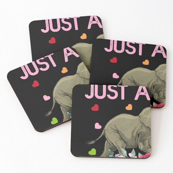 Item preview, Elephant Lover Women Gift Just A Girl Who Loves Elephants T-Shirt designed and sold by EveElliott.