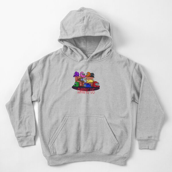 Among us, red Kids Pullover Hoodie