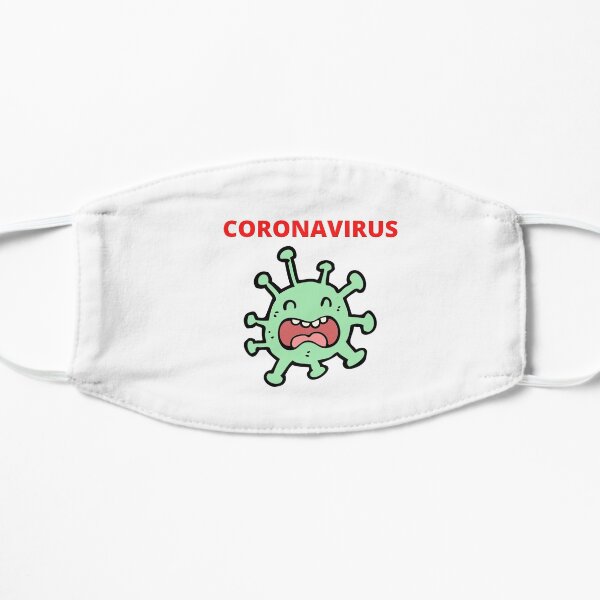 coronavirus covid-19 Flat Mask