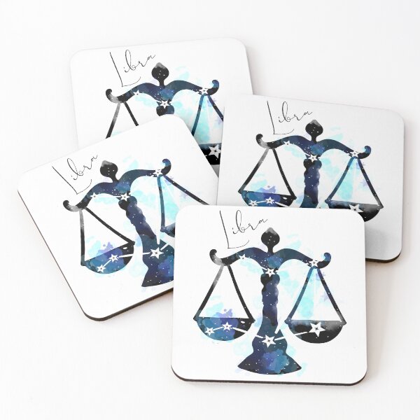 Artikelvorschau, Galaxy Libra Sternzeichen - Aquarell entworfen und verkauft von MerchActually.