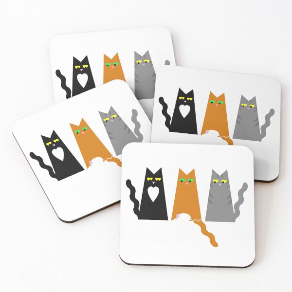 Item preview, Three Cats designed and sold by QuoteGeek.