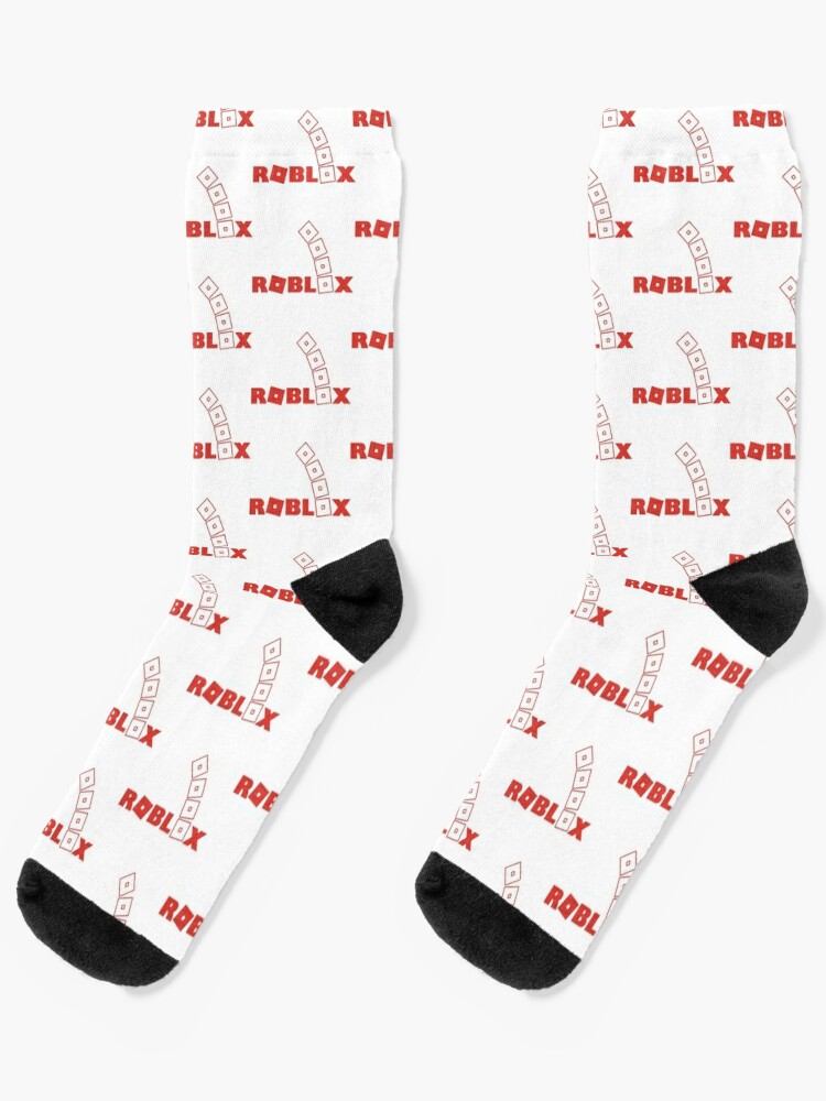 Roblox Inspired Design Socks By Screwedupartist Redbubble - red socks roblox