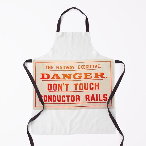 Item preview, Vintage electric railway warning sign designed and sold by Random Railways.