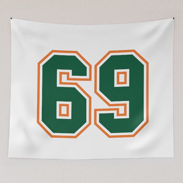 Item preview, Jersey 69 Number. Number sixty-nine Straight From Miami designed and sold by Urosek.