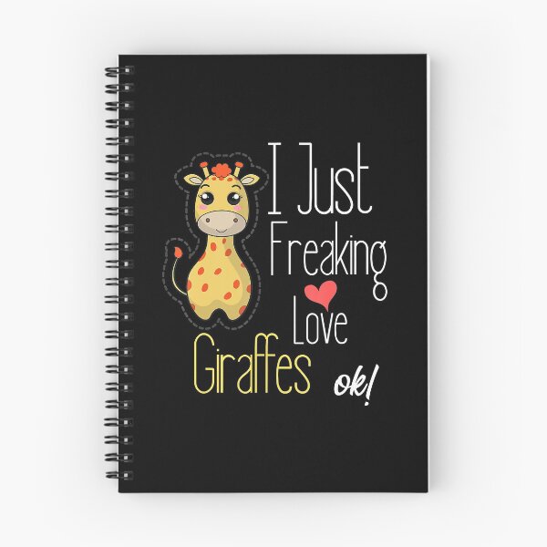 Item preview, Funny Giraffe T-shirt - I Freaking Love Giraffes T-Shirt designed and sold by EveElliott.