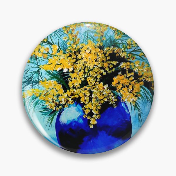 Item preview, Wattle in Blue Vase designed and sold by Krusty.