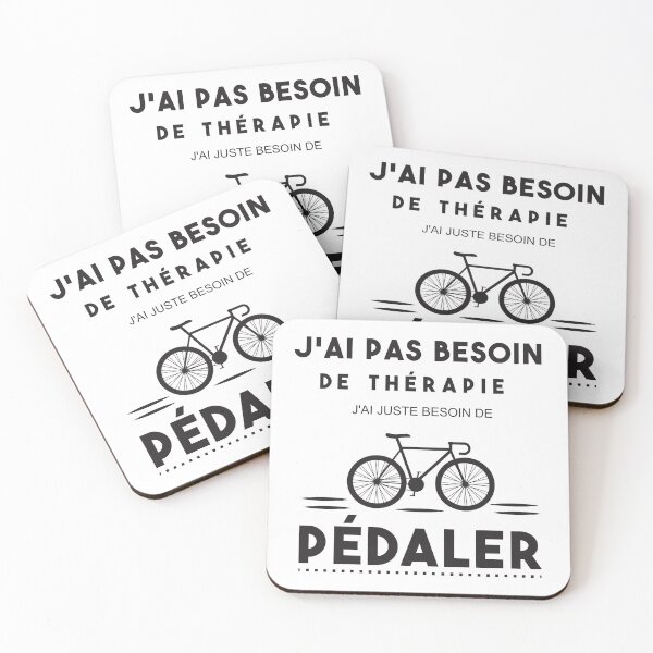 Item preview, No need therapy pedal cycling humor bike cyclist designed and sold by joozybart.