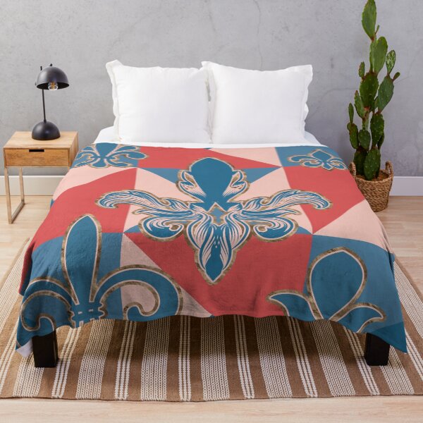 Artikelvorschau, Fleur-de-lis-Ornament im Artdeco-Stil entworfen und verkauft von k9printart.