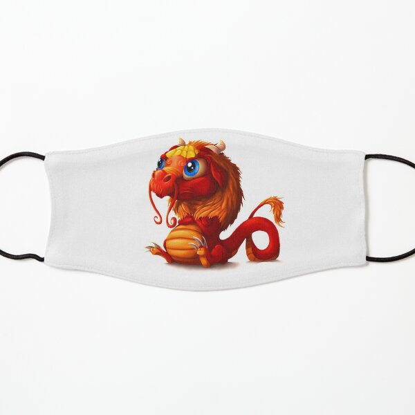 Mürrischer Drache Maske für Kinder