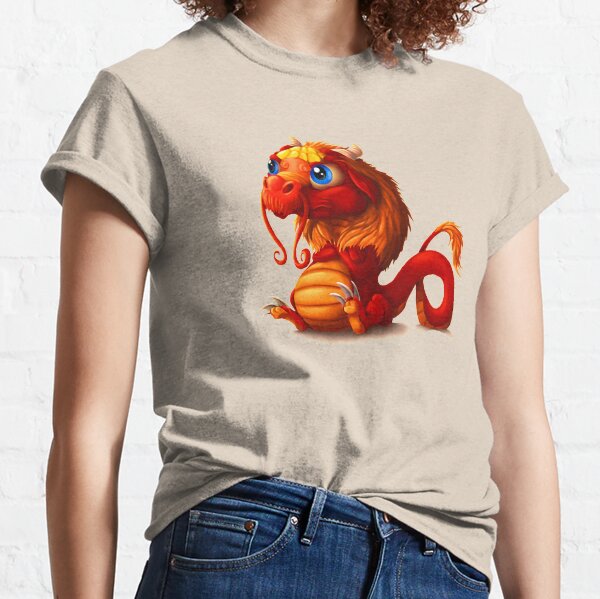 Mürrischer Drache Classic T-Shirt