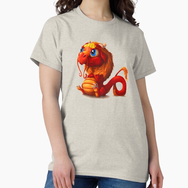 Mürrischer Drache Classic T-Shirt