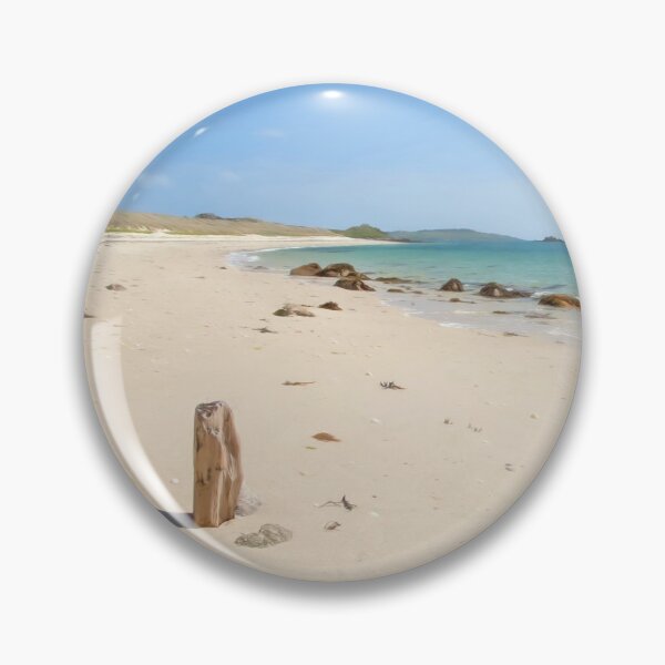 Item preview, Painterly style image of Appletree Bay, Isles of Scilly designed and sold by andrewroland.