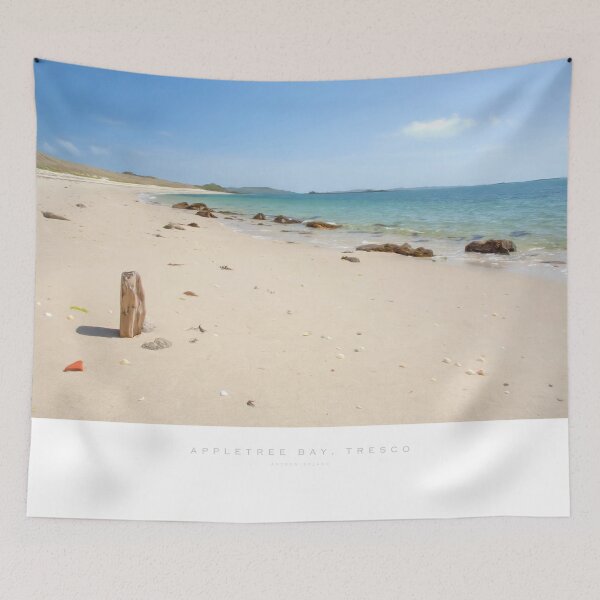 Item preview, Painterly style image of Appletree Bay, Isles of Scilly designed and sold by andrewroland.