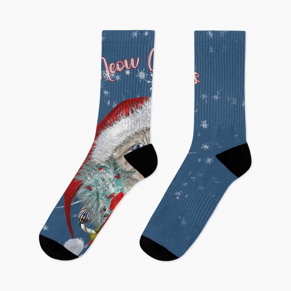 Item preview, Meow Santa Claus cat designed and sold by Andrea Tiettje.
