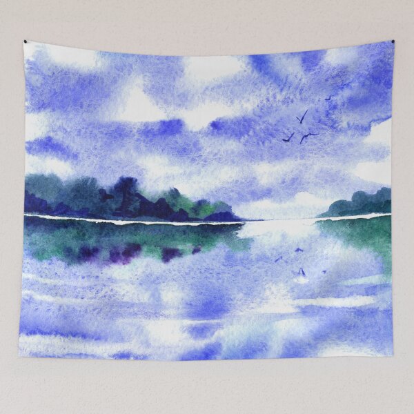 Item preview, Watercolor Water Reflections designed and sold by adortopia.