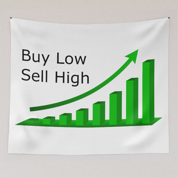 Item preview, Buy Low Sell High designed and sold by DomGDesign.