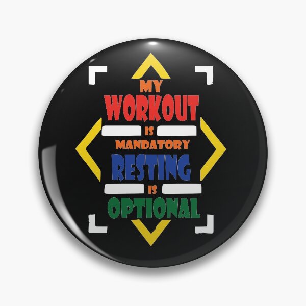 Artikelvorschau, Mein Training ist obligatorisch Ausruhen ist optional entworfen und verkauft von Fattofit.