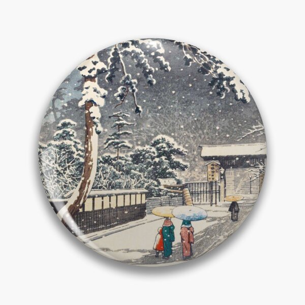 Item preview, Honmon-ji Temple at Ikegami by Kawase Hasui designed and sold by ArtExpression.