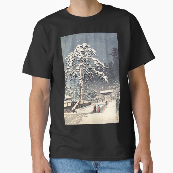 Item preview, Honmon-ji Temple at Ikegami  by Kawase Hasui designed and sold by ArtExpression.