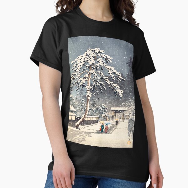 Item preview, Honmon-ji Temple at Ikegami  by Kawase Hasui designed and sold by ArtExpression.