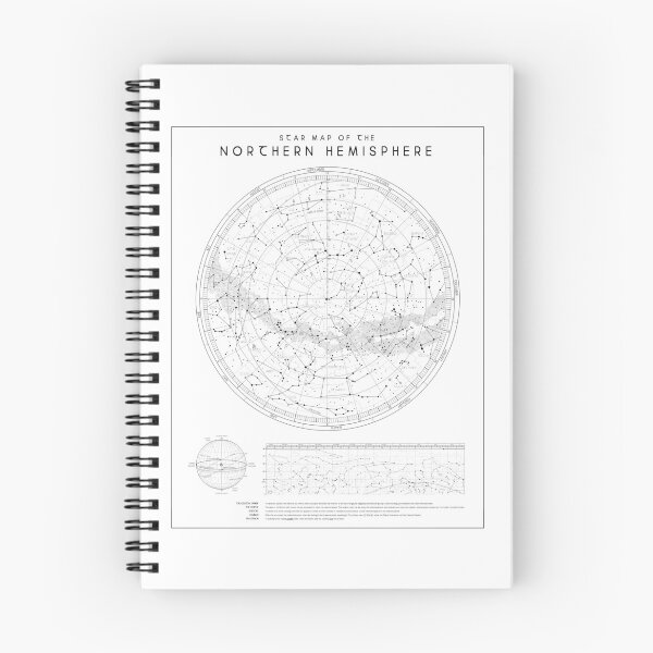 Item preview, NORTHERN HEMISPHERE STAR MAP designed and sold by IOMAprints.