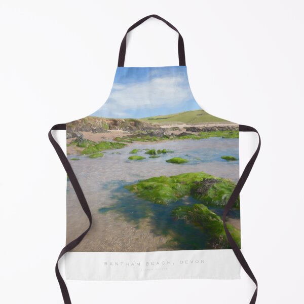 Item preview, Painterly image of Bantham Beach, Devon designed and sold by andrewroland.