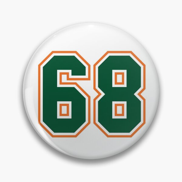 Item preview, Jersey 68 Number. Number sixty-eight Straight From Miami designed and sold by Urosek.