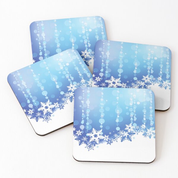 Item preview, Blue snowflakes designed and sold by stuff-n-stuff.