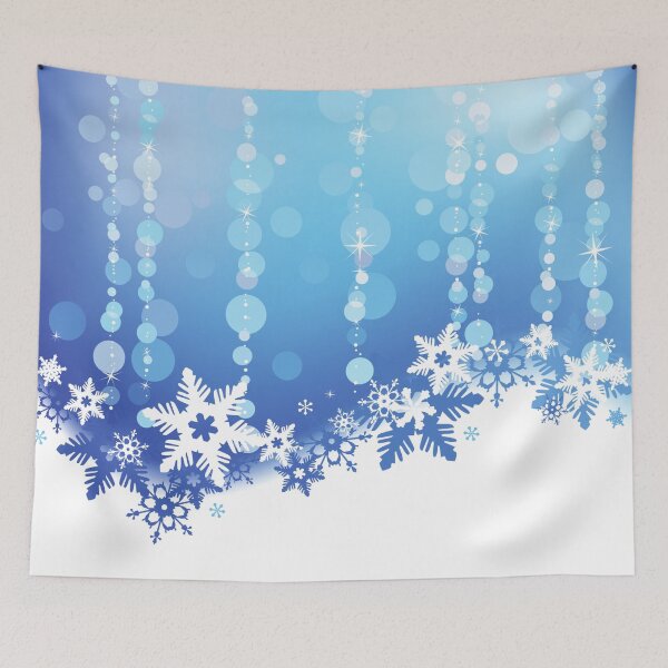 Item preview, Blue snowflakes designed and sold by stuff-n-stuff.