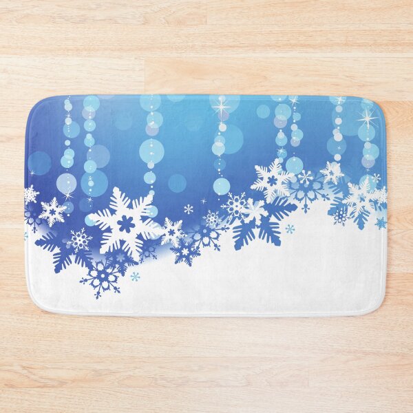 Item preview, Blue snowflakes designed and sold by stuff-n-stuff.
