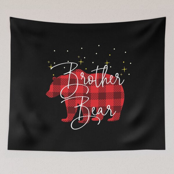 Item preview, Brother Bear Christmas Pajama Red Plaid Buffalo Matching product designed and sold by Grabitees.