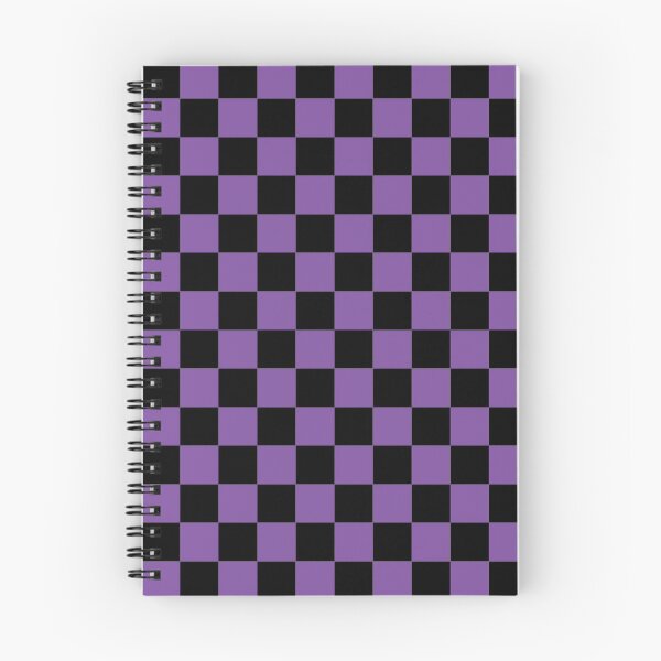 Item preview, black and purple seamless checker pattern designed and sold by Ray Loka.