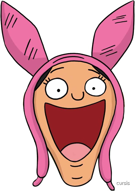 Bob&#39;s Burgers / Louise Belcher / bunny ears printable/ costume | Bob&#39;s Burgers | Pinterest | Bob ...