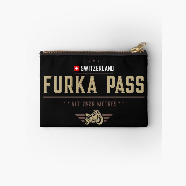 Item preview, Furka Pass Switzerland 01 Motorcycle T-Shirt + Sticker designed and sold by ROADTROOPER.